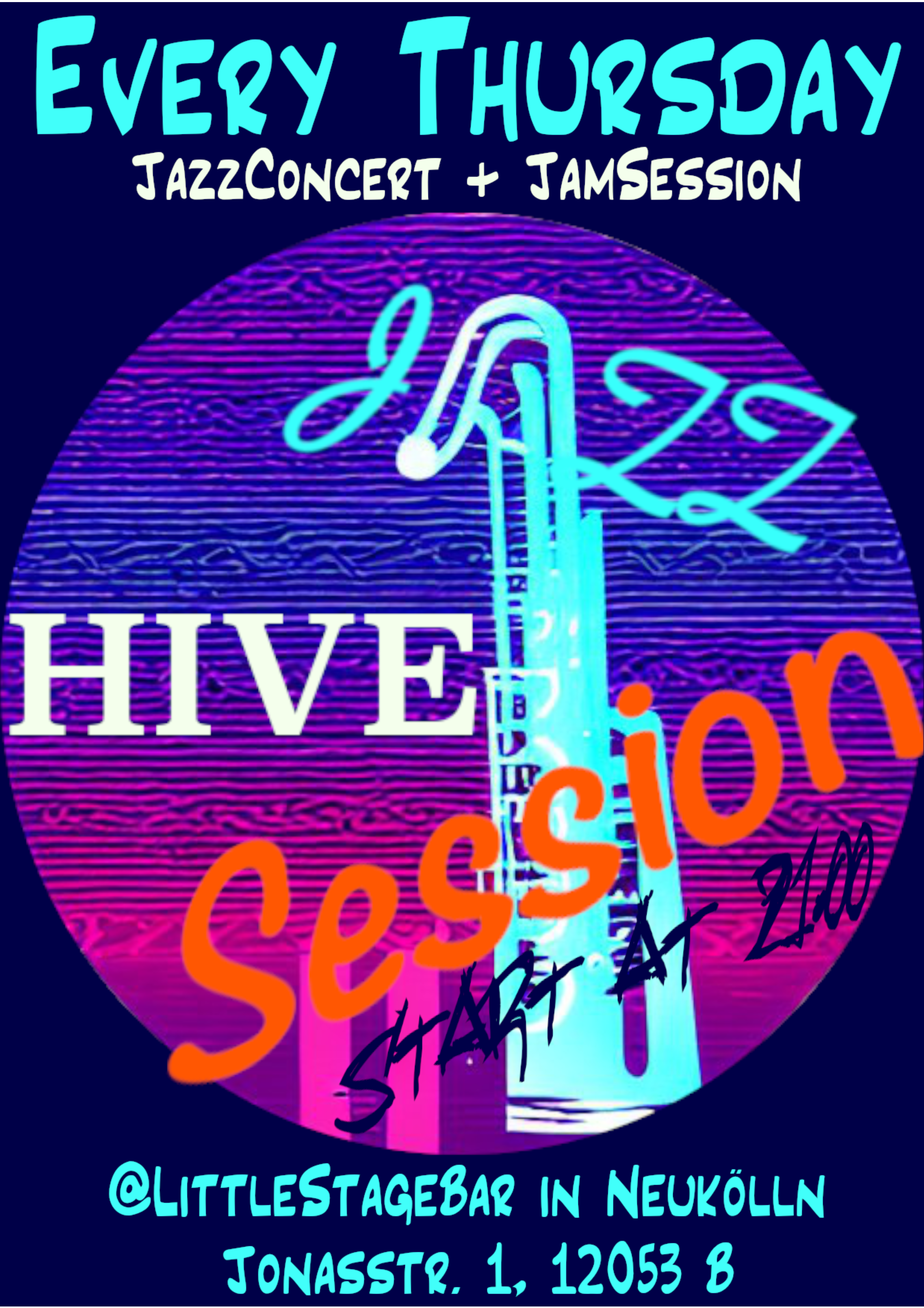 Every Thursday 9pm at Little Stage Jazz concert and Jam Session!